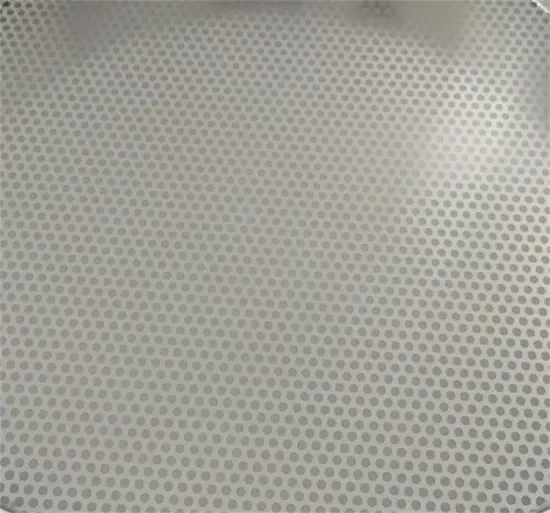 Stainless steel square hole perforated metal mesh