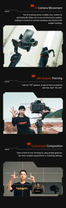 Hohem iSteady M2 Smartphone Gimbal with Fill Light