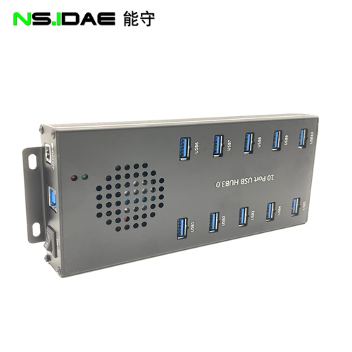 10-Port USB3.0 Hub Plug and Play