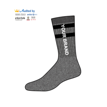 CUSTOM Unisex Crew Tube Socks with FREE Custom Logo Design