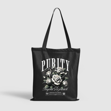 Purity Rose Canvas Tote Bag