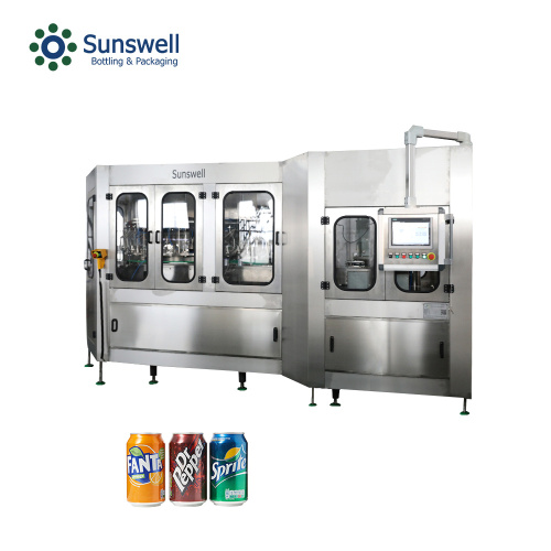 Automatic filling machine carbonated can