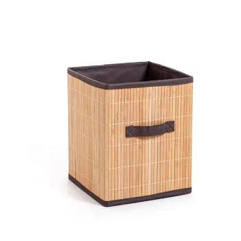 Hot Selling Eco-Friendly Natural Bamboo Storage Baskets with Wicker Design for Bathroom