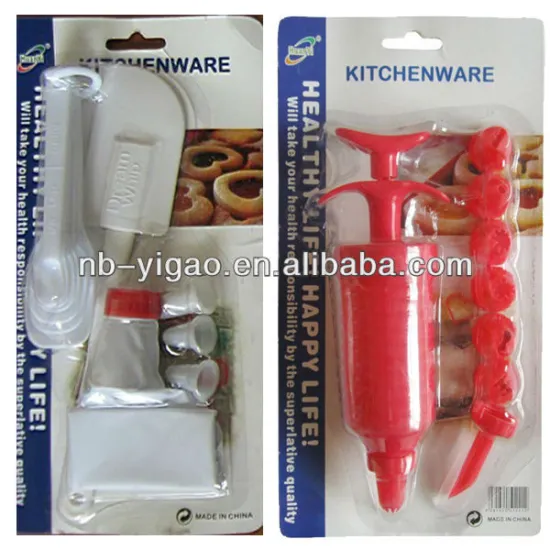 wholesale cake decorating supplies Cake Cream Syringe Tools,Syringe With Assorted Size Nozzle