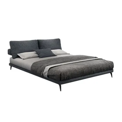 Modern King Size Bed Designs with Mattress and Tatami Style Furniture Set