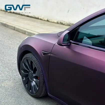 Black Fantasy Purple ppf color wrap