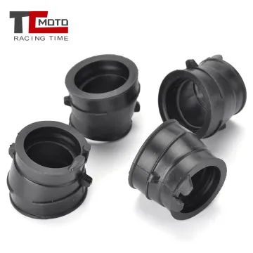 TCMOTO 4 PCS Motorcycle Carburetor Interface Adapter Intake Manifold For Honda CBR250 Hornet CB250 JADE250 CBR250 MC14 MC17