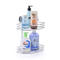 suction cup rose gold shower rack corner caddy