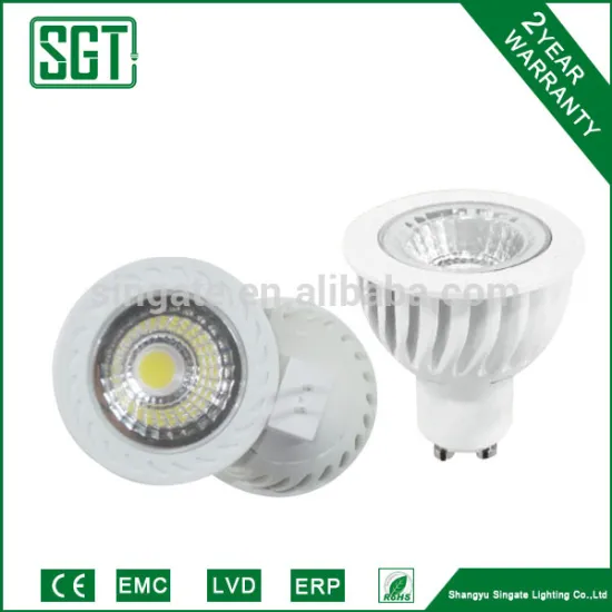 CE ROHS gu10 cob aluminum body100 dagree led dimmable spotlight