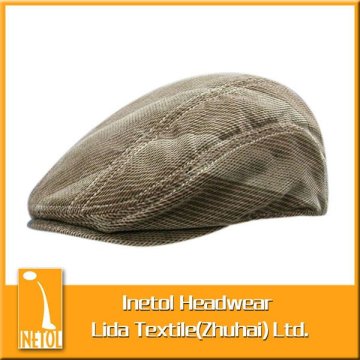 2013 men's striped peaked hat