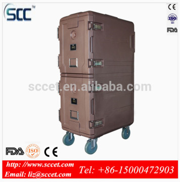 Double Layer Food Storage Container, Insulated pan cabinet for transport food