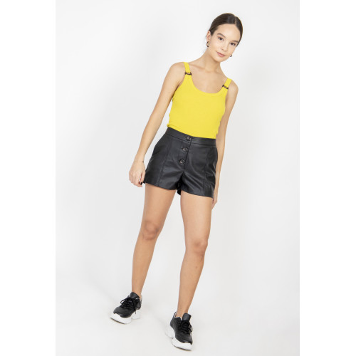 Women Pu Short Pants