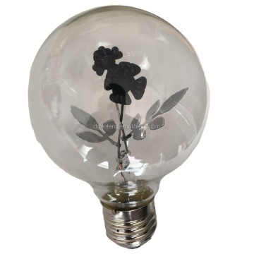 E27/E26 Lamp Head Love Word Flame Light Bulb