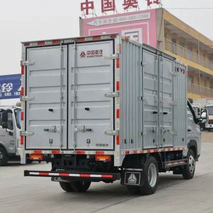 Sinotruk HOWO Xiaoshuai, 130 hp, 4X2, 3.6-meter single-row van light truck