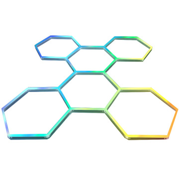 Sunled Ceiling Mounted RGB Color Garage Hexagon LED Light for Car Wash