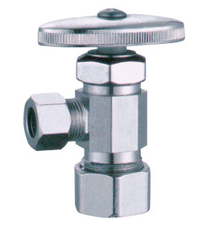 Push Fit Angle Stop Valve Straight Handle