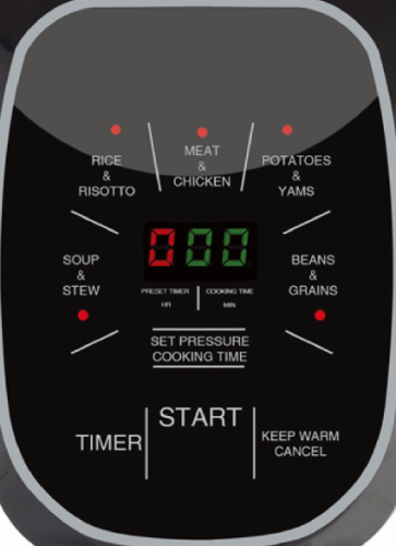 8L multifunctional non stick pressure cooker