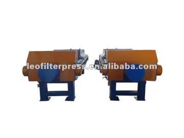 High Pressure Filtering Filter Press,Chamber Recessed Hydraulic Filter Press from Leo Filter Press