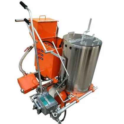vibra line hand shapes traffic road marking machine