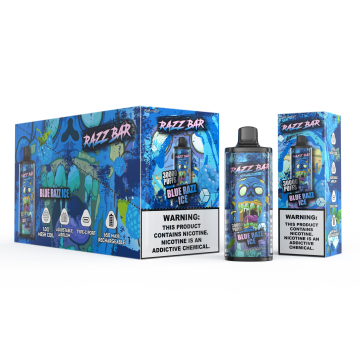 Razzbar Puff 30K Puffs Disposable Vapes Blue-Razz-Ice E-Cig