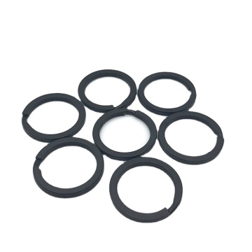 Wholesale Stainless Steel Split Key Rings Round Edge - DIY Key Chain Accessories