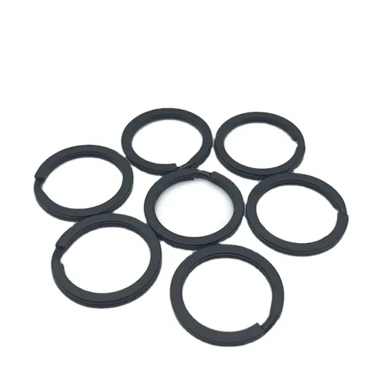Wholesale Stainless Steel Split Key Rings Round Edge - DIY Key Chain Accessories