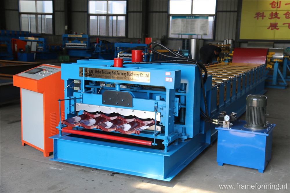 Glazed Tile Corrugated Panel Roll Forming Machine