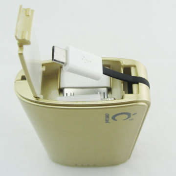 with Built in Charge Cable and 3 Connector Mobile Power Bank Charger (BD-BP-FP6900)