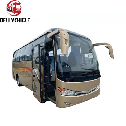 Used Luxury Coach Bus Kinglong XMQ6802 - 31 Seats