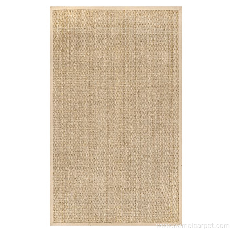 Natural sea grass straw floor area rug