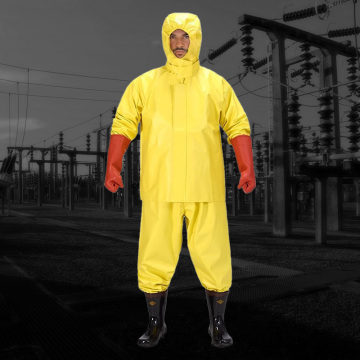 High Voltage Electrical Insulation Suit Insulated Clothing Gloves Boots Outfit
