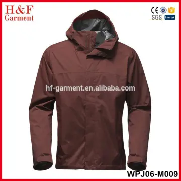 Waterproof breathable jacket waterproof 10000mm with hooded for mens outdoor wear rain jacket