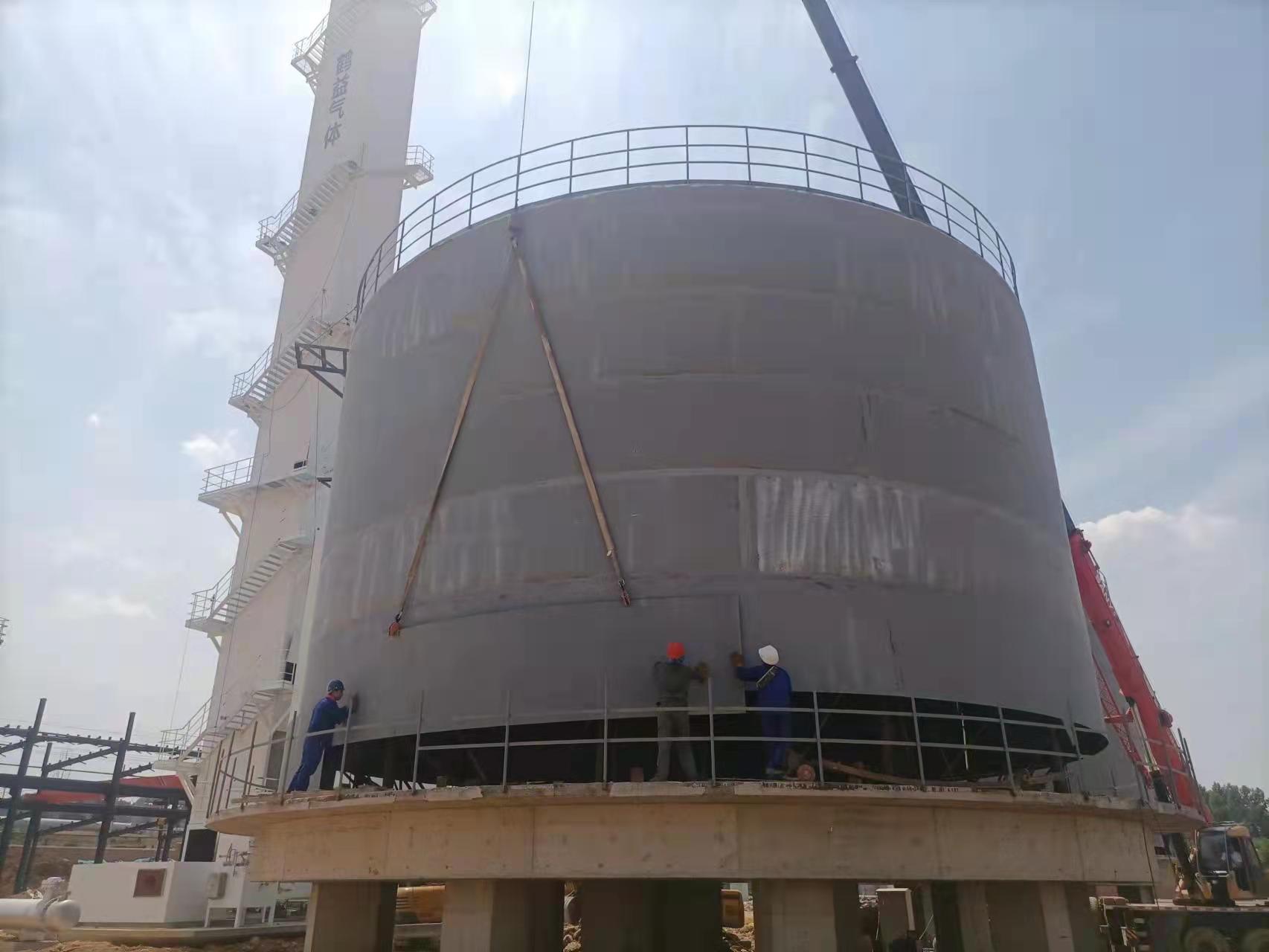 liquid oxygen nitrogen argen storage tank for ASU plant