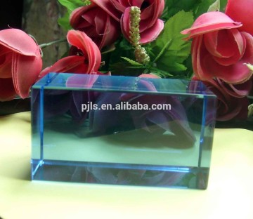 Blue Top Grade K9 Crystal Block