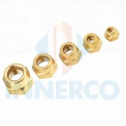 Brass Flare Pipe Fittings - Brass Short SAE Flare Nut for Air Conditioner
