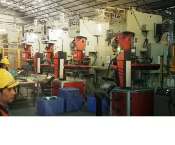 Automatic Stamping Robot Arm: Punching Press Machine and Stamping Manipulator