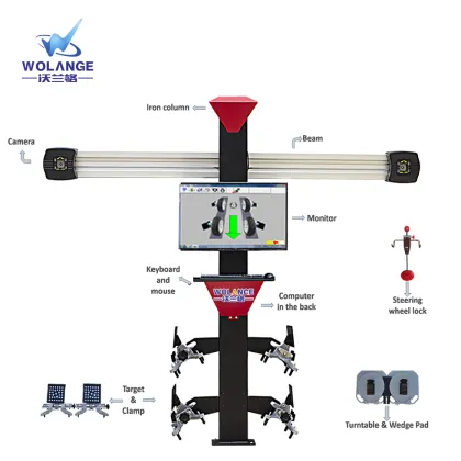Hot Sale 3D Auto Wheel Alignment Machine