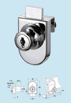 Glass Door Lock (408)