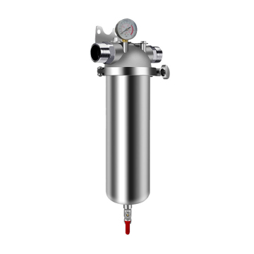 8000L/H 10 pulgadas 304 Alcanzos de filtro de acero inoxidable para el sistema de tratamiento de agua - Cartucho de 40 micras