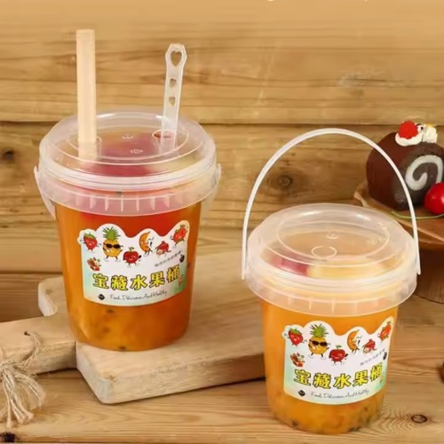 Plastic Buckets Cups Lids and Handles for food