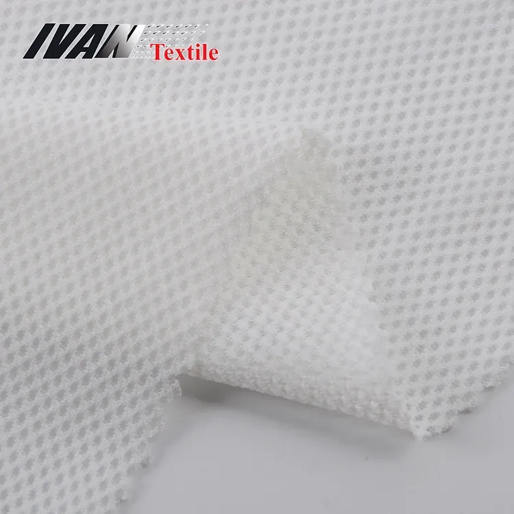 เสื้อผ้าถักตาข่ายตาข่ายที่ยั่งยืน 94% โพลีเอสเตอร์ 6% ผ้าสแปนเด็กซ์