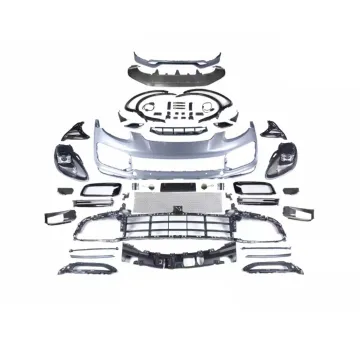Car Accessories Bodykit for Porsche Cayenne 958.1 2011-2014: Turbo Bumper with Frontlights TKT Aero Kits