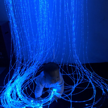 Shimmering Fiber Optic Tails Curtain for Multi Sensory Room