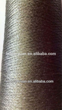 stainless steel short fibre blend conductvie sewing yarn