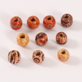 painting wood beads for jewelry making