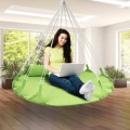 Outdoor Double Hammock Daybed Swing Bed With Pillow