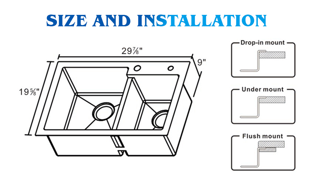 Topmount Sink