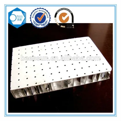 Beecore ceiling use perforated aluminum honeycomb panel