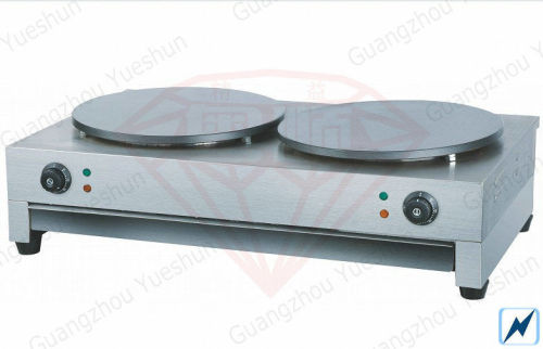 Counter Top 2-plate Electric Crepe Maker , Commercial Kitchen Equipments