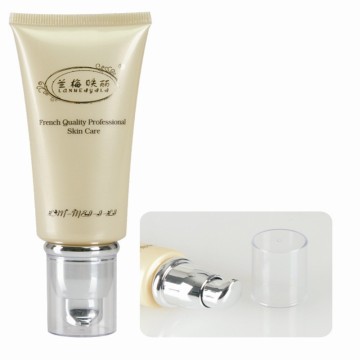 Round industrial package container cosmetic tube plastic empty glue tubes